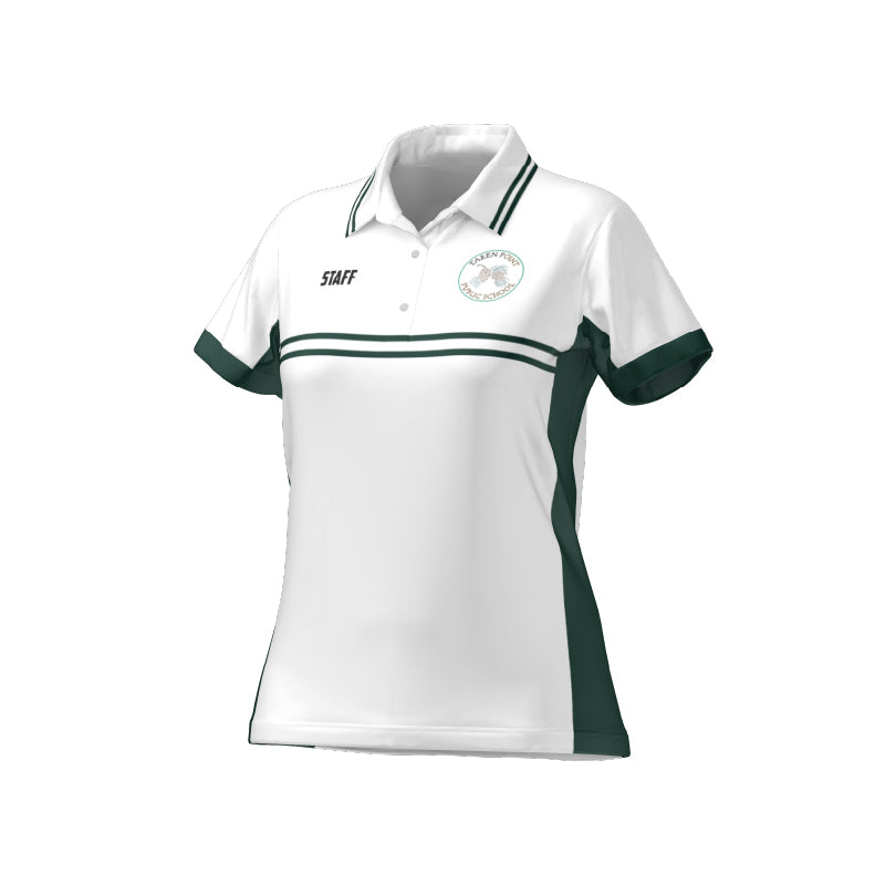 Taren Point Public School - Staff Breeze Polo - White - Womans