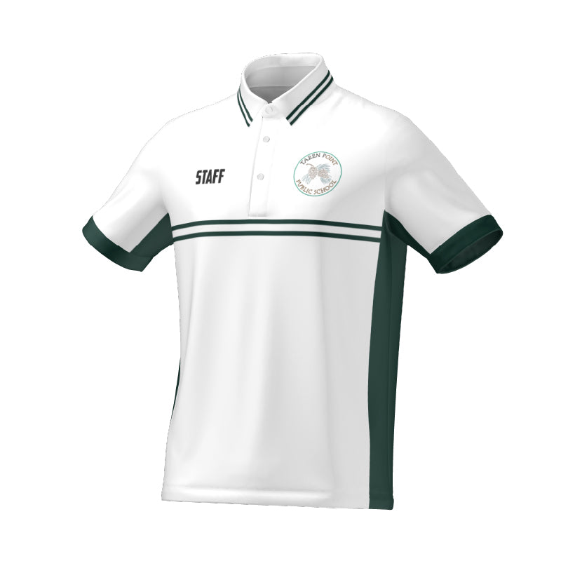 Taren Point Public School - Staff Breeze Polo - White - Unisex