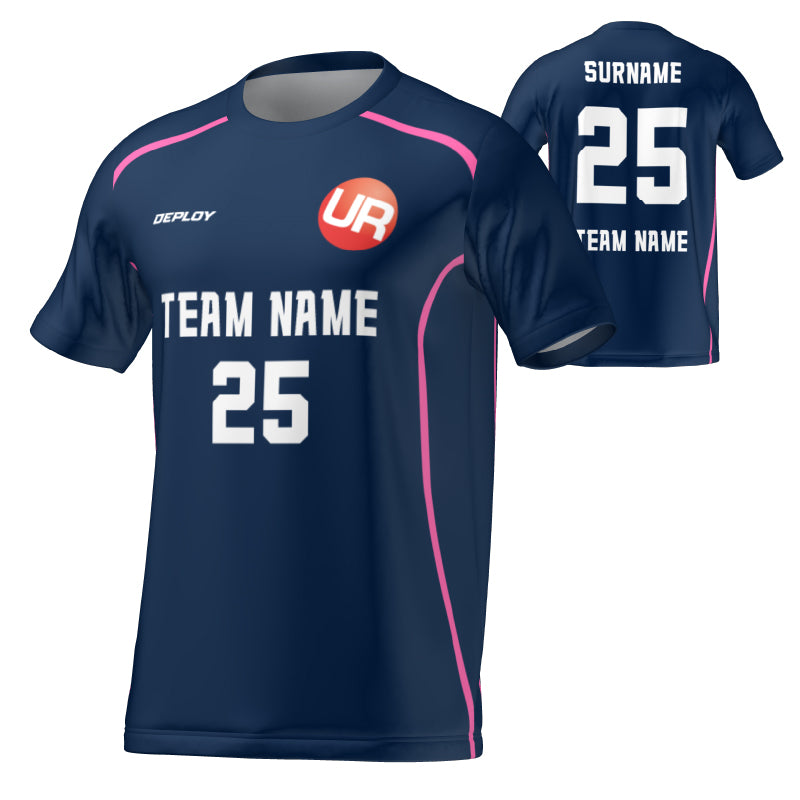 URBAN REC - FLIGHT JERSEY LINES - NAVY