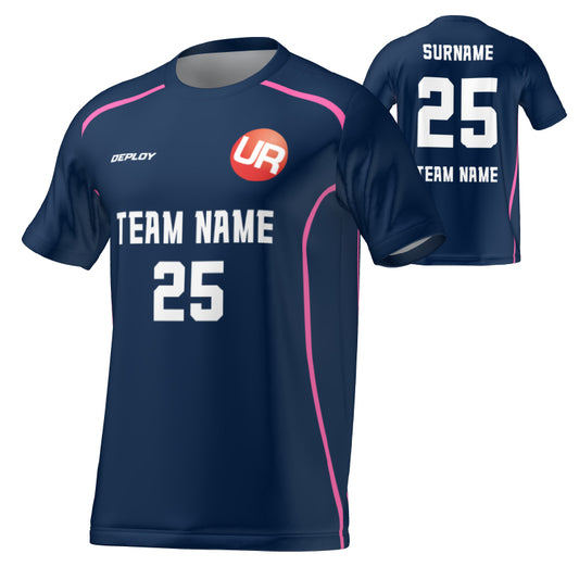 URBAN REC - FLIGHT JERSEY LINES - NAVY
