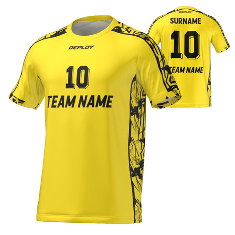 FLIGHT JERSEY 8 - YELLOW - Deploy Football - Australia's Best Footballs & Soccer Balls