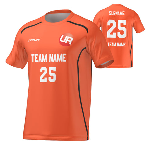 URBAN REC - FLIGHT JERSEY LINES - ORANGE