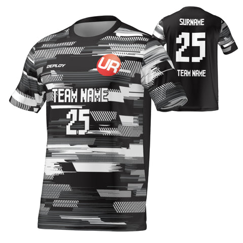 URBAN REC - FLIGHT JERSEY GLITCH - BLACK