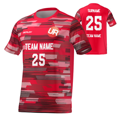 URBAN REC - FLIGHT JERSEY GLITCH - RED