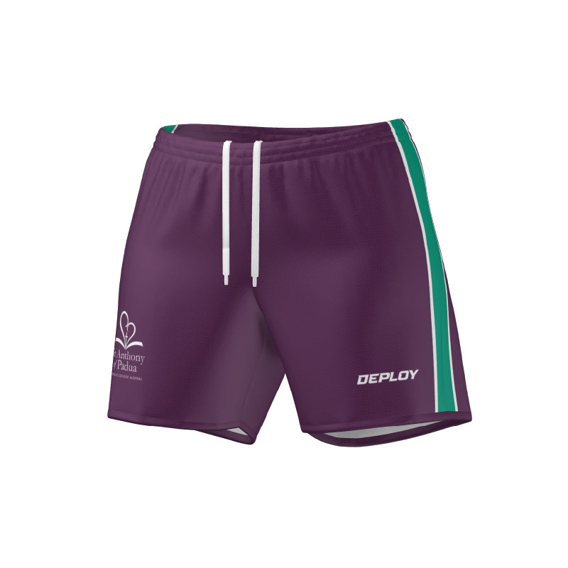 St Anthony of Padua - Football Playing Shorts - Ladies - Deploy Football - Australia's Best Footballs & Soccer Balls