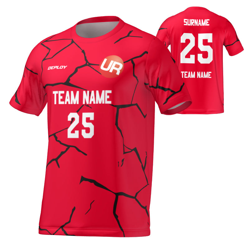 URBAN REC - FLIGHT JERSEY CRACKS - RED
