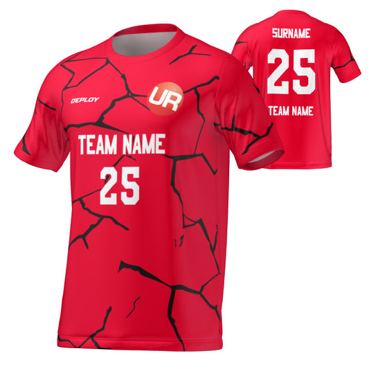 URBAN REC - FLIGHT JERSEY CRACKS - RED