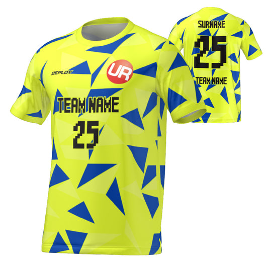 URBAN REC - FLIGHT JERSEY FRAGMENTS - NEON YELLOW