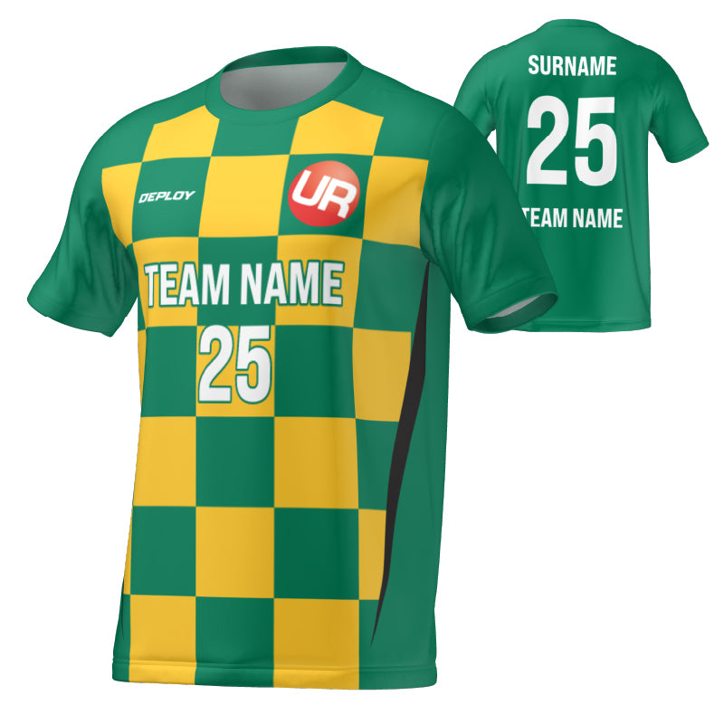 URBAN REC - FLIGHT JERSEY CHECKERS - GREEN