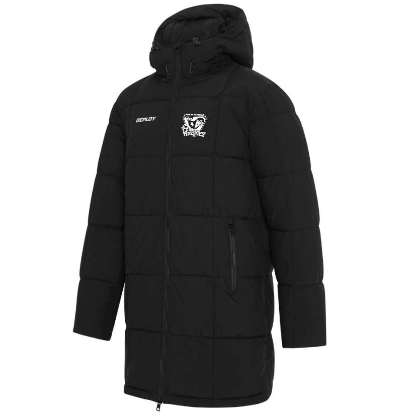 Miranda Magpies FC - Zero PLUS Puffer Jacket - Deploy Football - Australia's Best Footballs & Soccer Balls