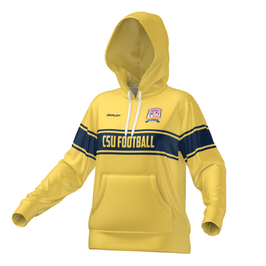 CSU Cockatoos Womans Soccer - Versa Hoodie - Yellow - Unisex