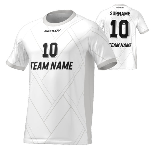 FLIGHT JERSEY 44 - WHITE - Deploy Football - Australia's Best Footballs & Soccer Balls