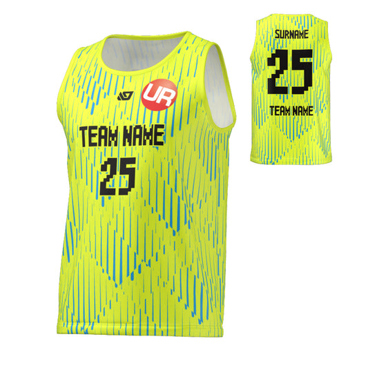 URBAN REC - FLIGHT SINGLET FADED - NEON YELLOW