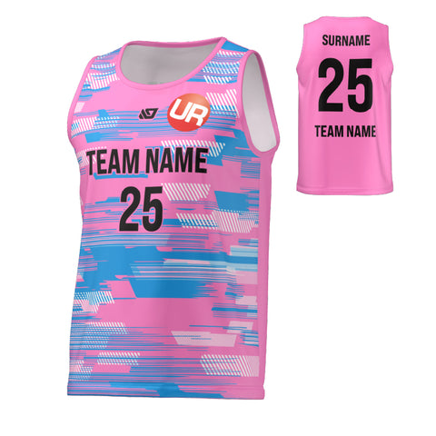 URBAN REC - FLIGHT SINGLET GLITCH - PINK