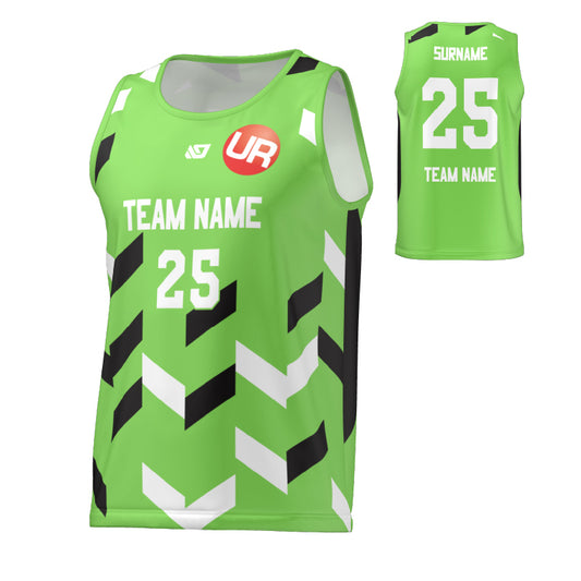 URBAN REC - FLIGHT SINGLET ARROWS - NEON GREEN