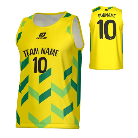 Arrows Sports Singlet - Yellow