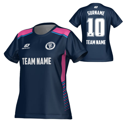 Apex Womens Jersey - Navy & Pink