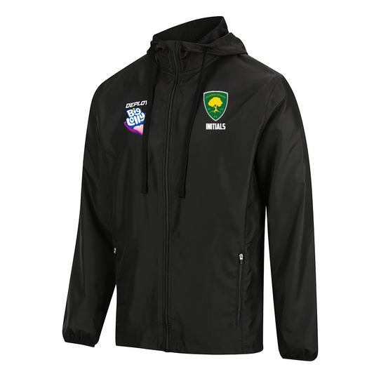 Sylvania Heights FC - Black Shadow Rain Jacket - Deploy Football - Australia's Best Footballs & Soccer Balls