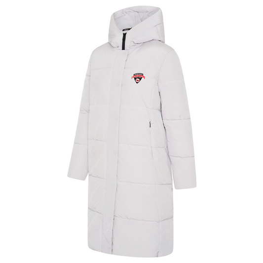 Caringbah Redbacks Football Club - Lunar Womens Puffer Jacket White