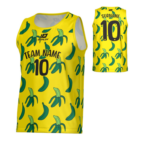 Banana Sports Singlet - Yellow