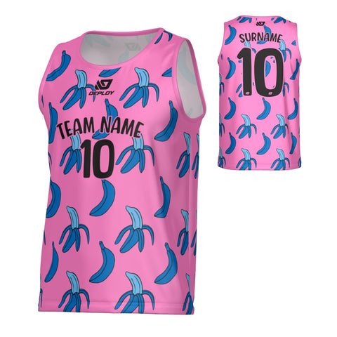 Banana Sports Singlet - Pink
