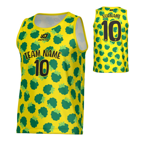 Berry Sports Singlet - Yellow