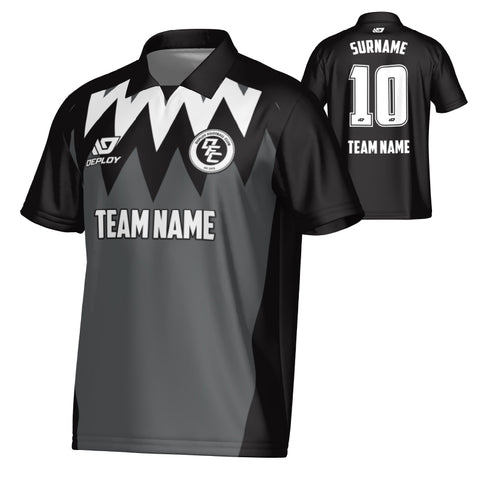 Carnival Collared Jersey - Black