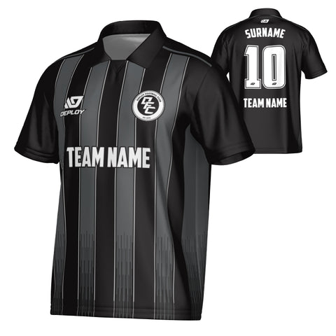 Classic Collared Jersey - Black