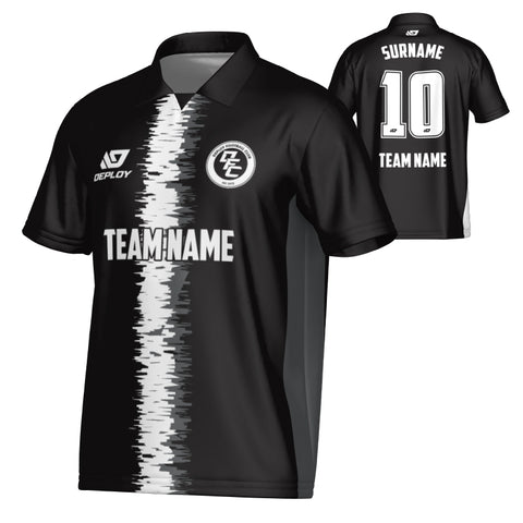 Rift Collared Jersey - Black
