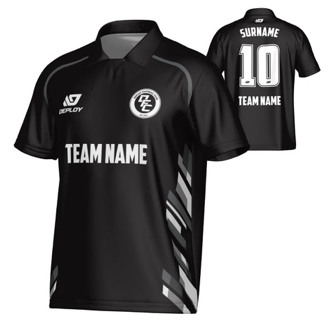 Turbo Collared Jersey - Black