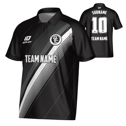 Velocity Collared Jersey - Black