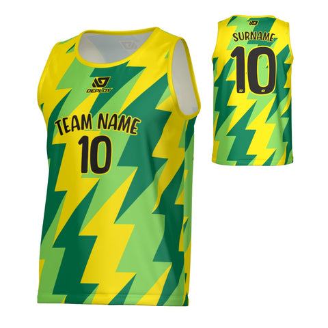 Bolts Sports Singlet - Yellow