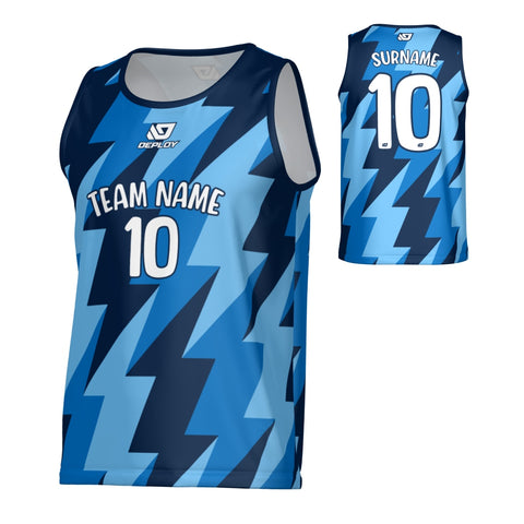 Bolts Sports Singlet - Navy