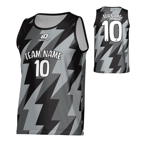 Bolts Sports Singlet - Black