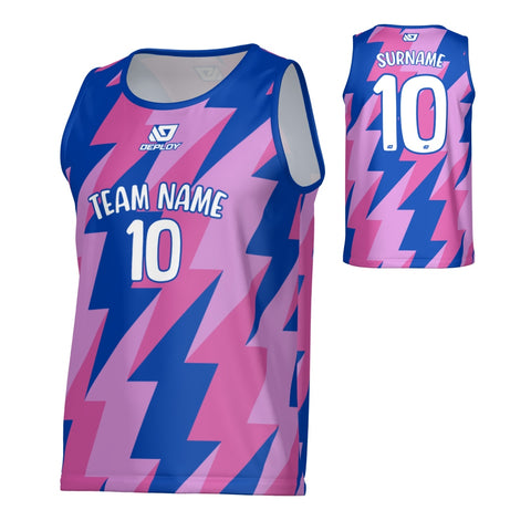 Bolts Sports Singlet - Royal Blue