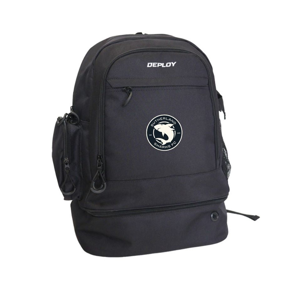 Sutherland Sharks FC - Deploy Pro Backpack - Deploy Football - Australia's Best Footballs & Soccer Balls