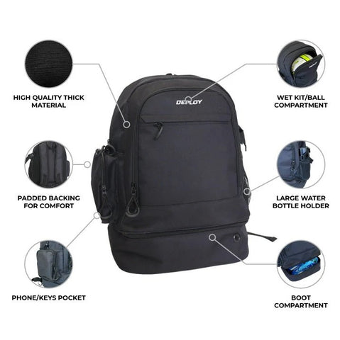 Deploy Pro Backpack - Deploy Football - Australia's Best Footballs & Soccer Balls
