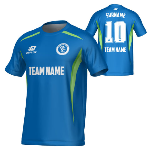 Arc Jersey - Blue & Neon Green