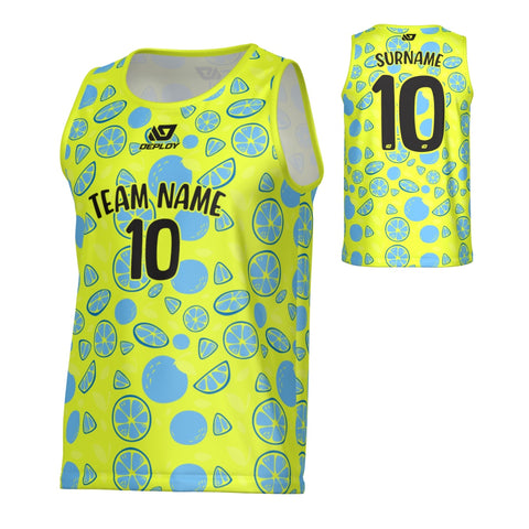 Citrus Sports Singlet - Neon Yellow