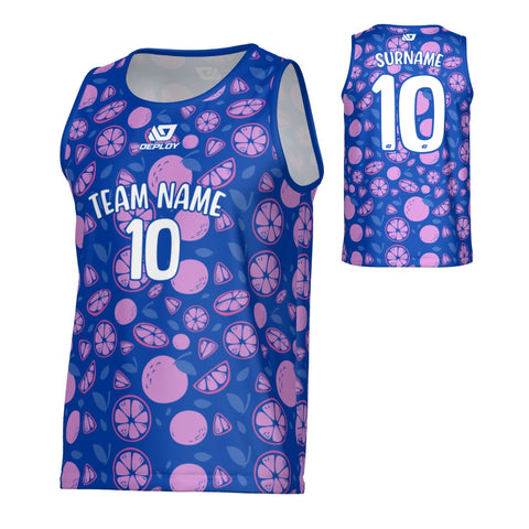 Citrus Sports Singlet - Royal Blue