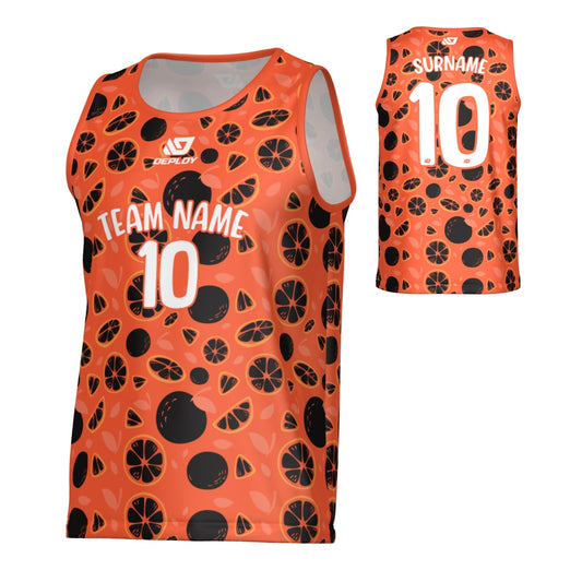 Citrus  Sports Singlet - Orange