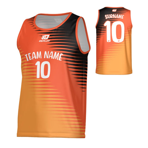 Comb Sports Singlet - Orange