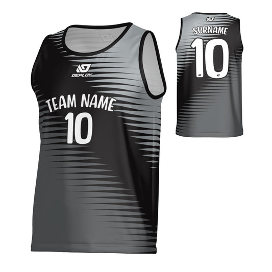 Comb Sports Singlet - Black