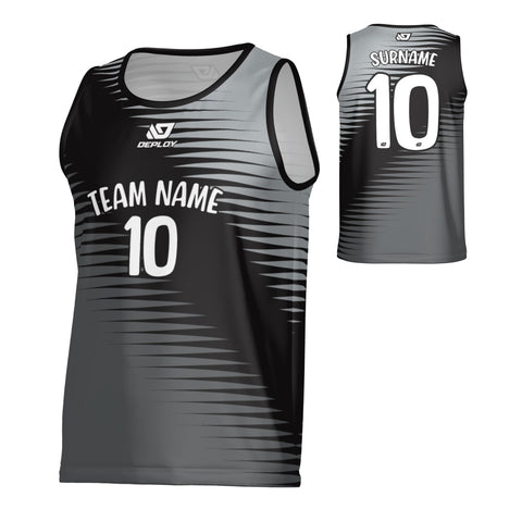Comb Sports Singlet - Black