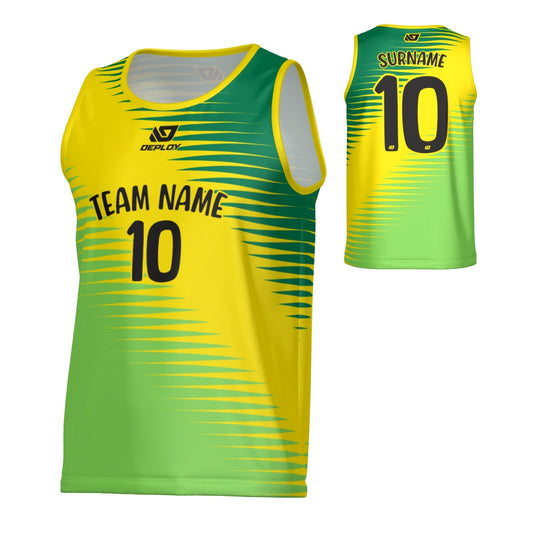 Comb Sports Singlet - Yellow