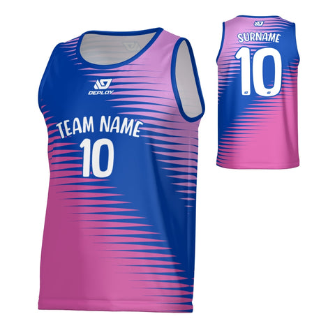 Comb Sports Singlet - Royal Blue