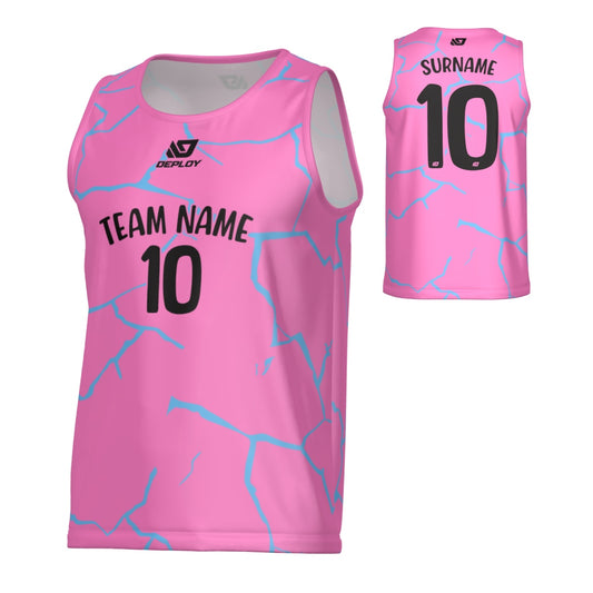 Cracks Sports Singlet - Pink