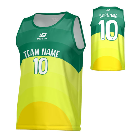 Curve Sports Singlet - Green