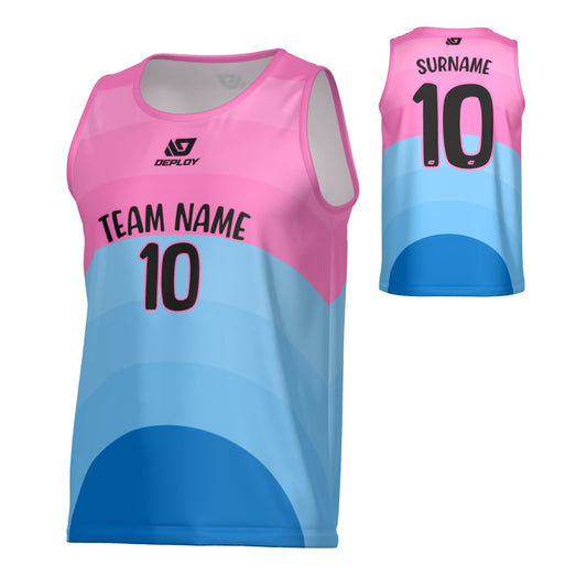 Curve Sports Singlet - Pink