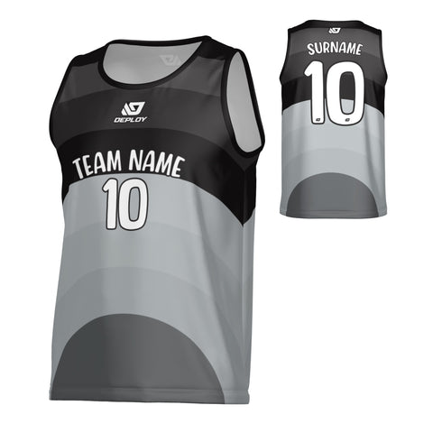 Curve Sports Singlet - Black